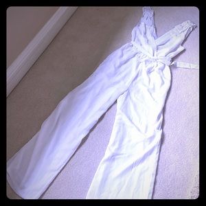 White jumpsuit! Brand new! Bridal shower?